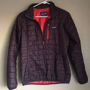 Women’s Patagonia purple nano puff jacket